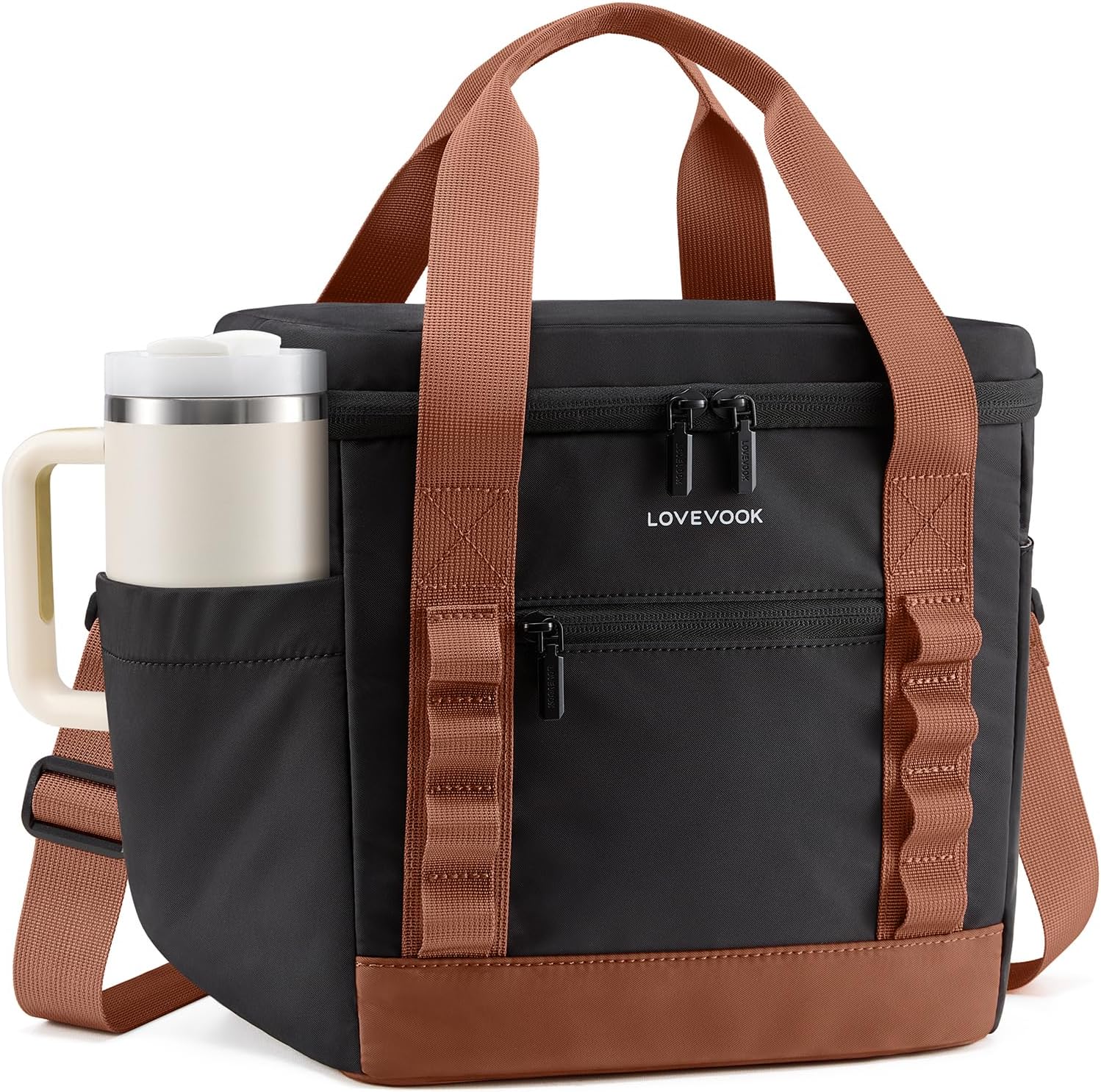 LOVEVOOK Insulated Lunch Bag for Women men, Large Leakproof Adult Lunch Box