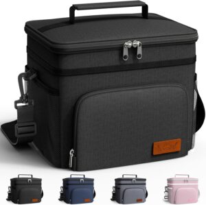 HOTOR Insulated Lunch Box Men Women Leak-Proof Cooler Lunch Bag 9L
