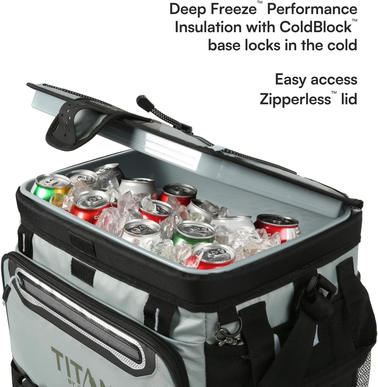 Titan Zipperless HardBody Cooler, Keeps Ice 2 Days - Image 3