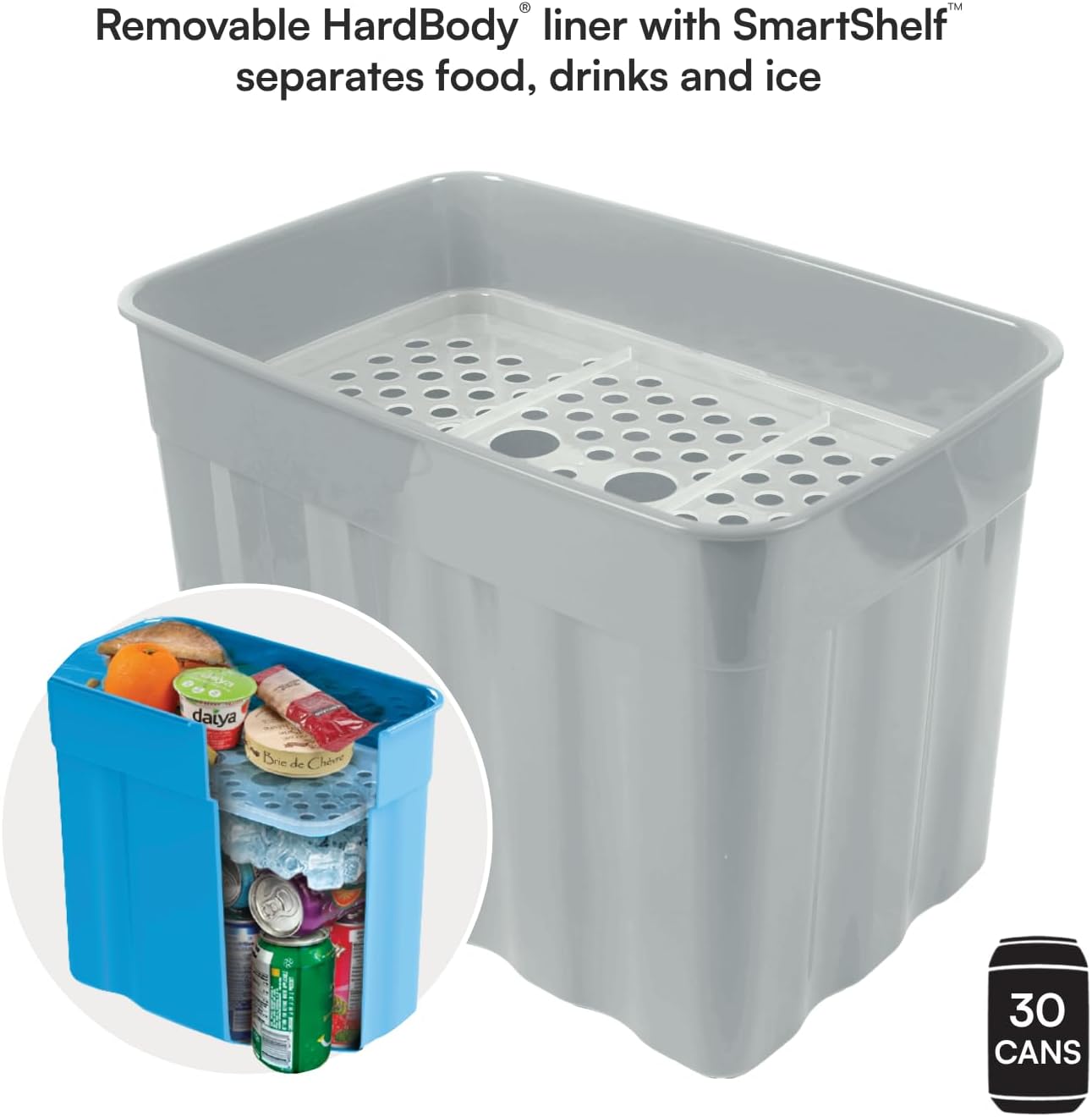 Titan Zipperless HardBody Cooler, Keeps Ice 2 Days - Image 4