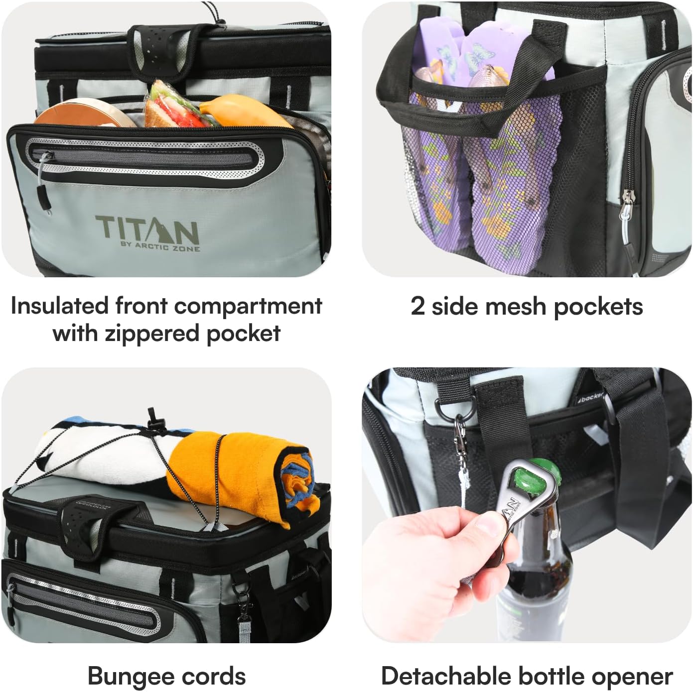 Titan Zipperless HardBody Cooler, Keeps Ice 2 Days - Image 6
